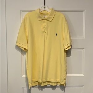 Light yellow j crew polo